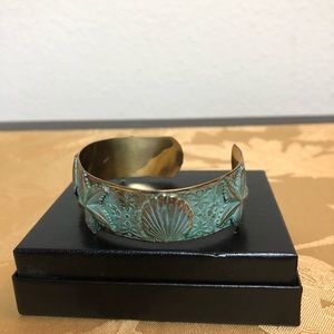 Pantena and Copper Seashell Bracelet
